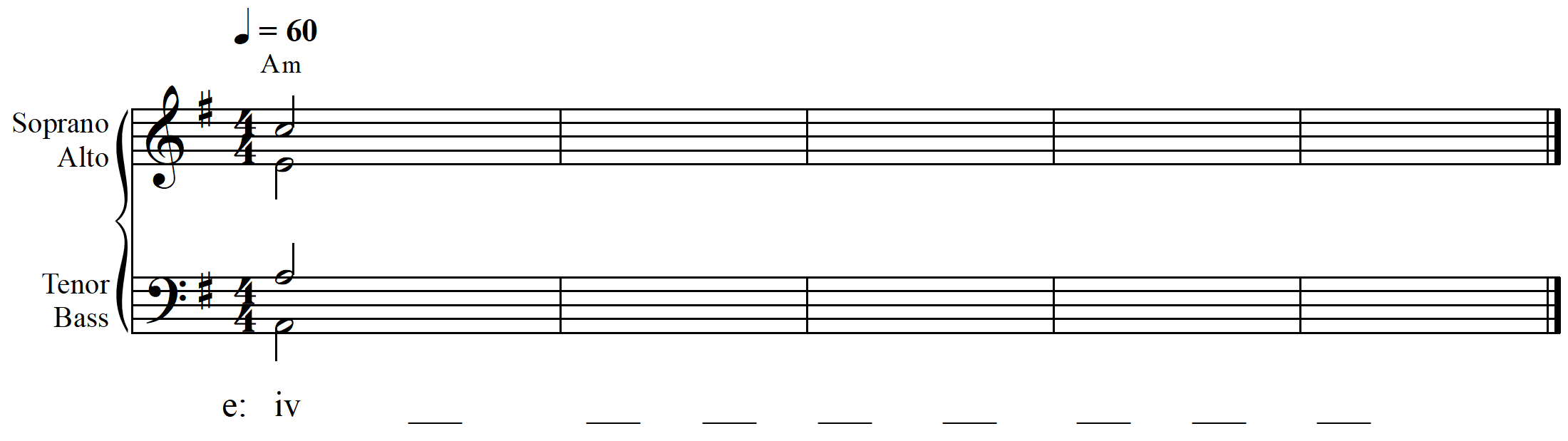 melodic dictation simple meter intermediate example 3